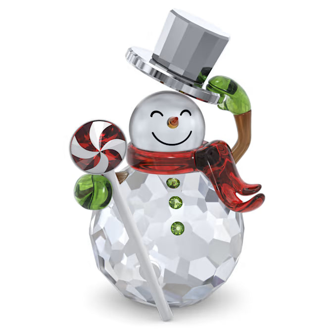 Swarovski crystal snowman ornament