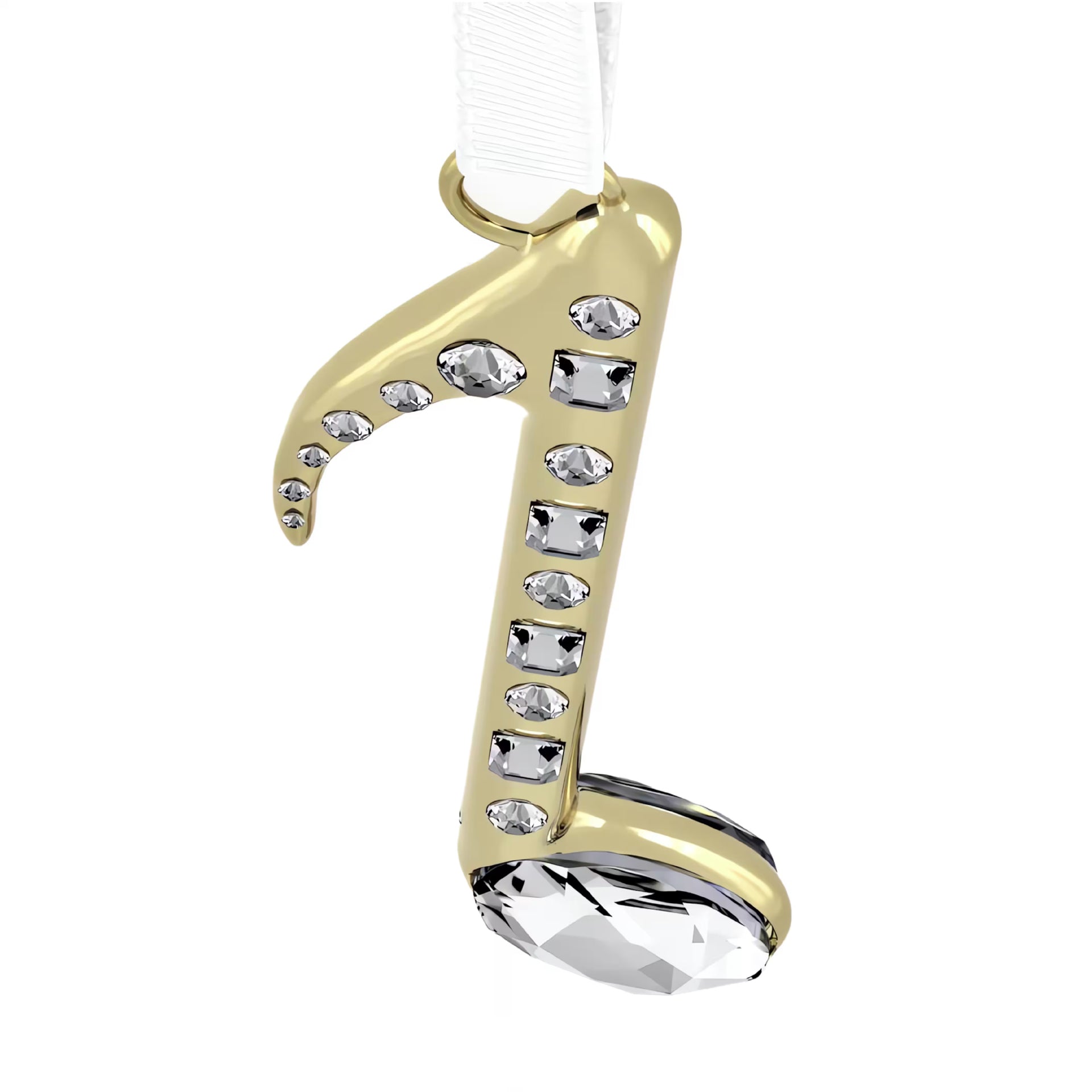 Swarovski Holiday Magic Music Note Ornament - View 2 | Wrights Jewellers NZ