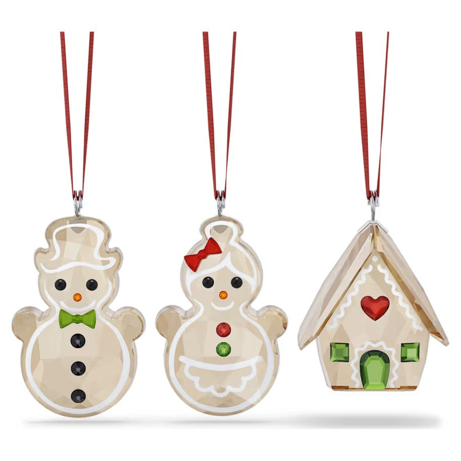 Swarovski Holiday Cheers Gingerbread Ornament Set