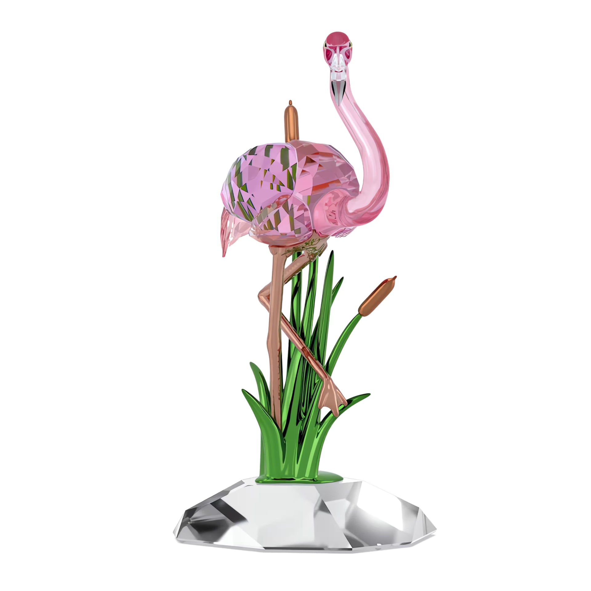 Swarovski Idyllia Flamingo - View 2 | Wrights Jewellers NZ