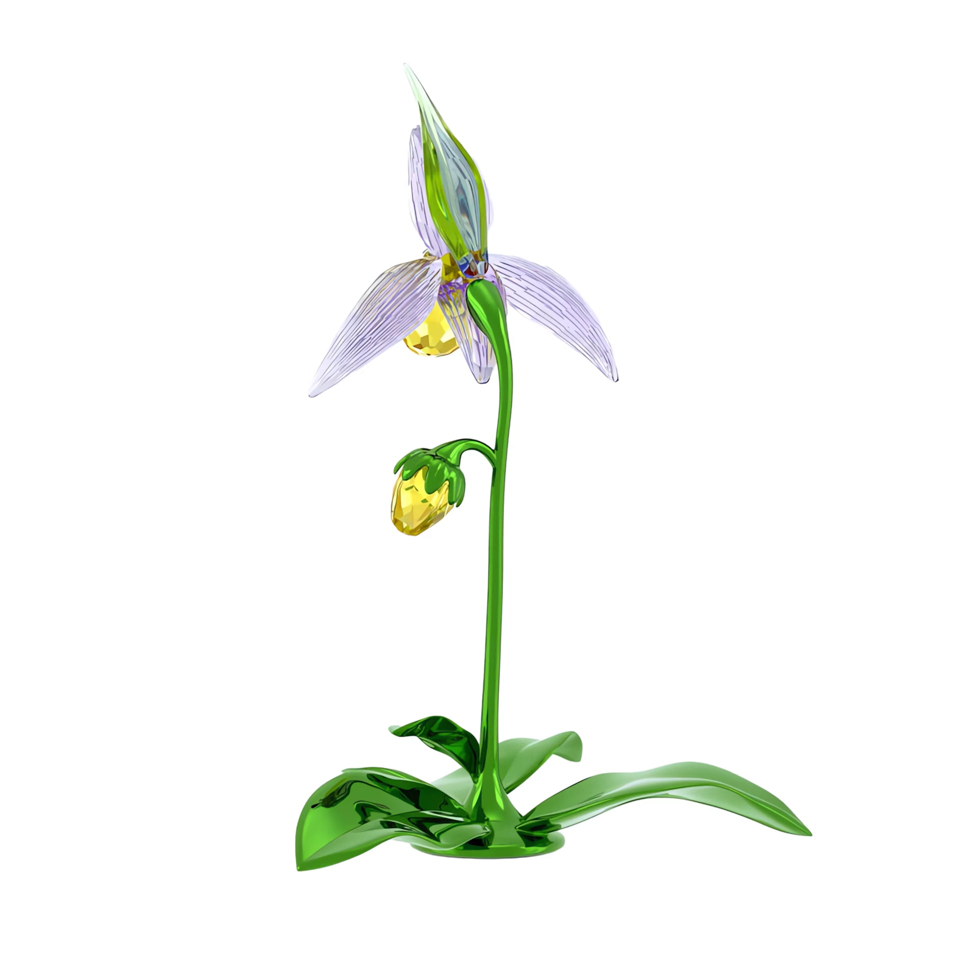 Swarovski Florere Lady Slipper Orchid - View 2 | Wrights Jewellers NZ
