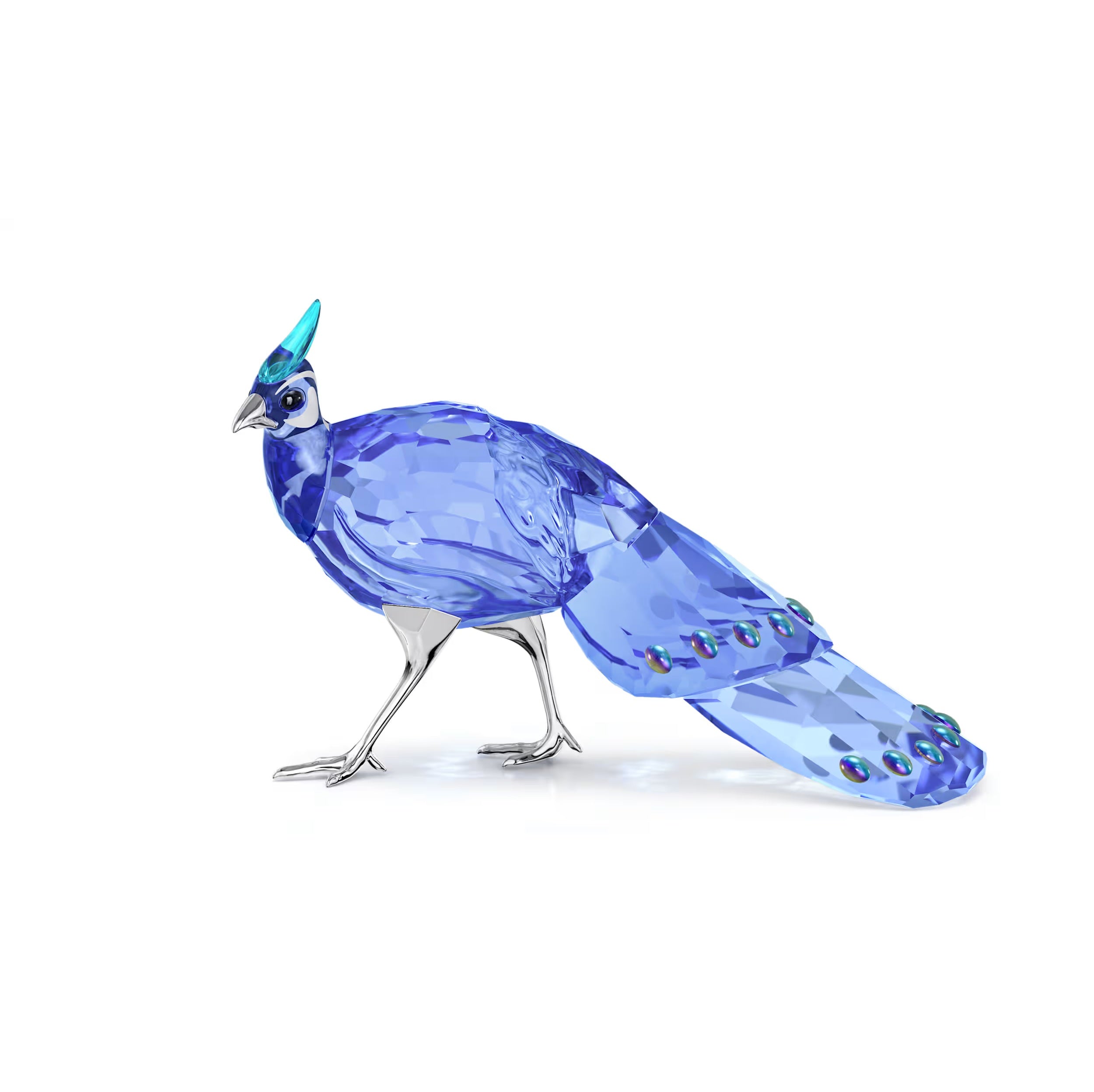 Swarovski Idyllia Palawan Peacock-Pheasant blue crystal figurine 5717851