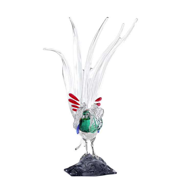 Swarovski Idyllia Lady Amherst's Pheasant close-up detail