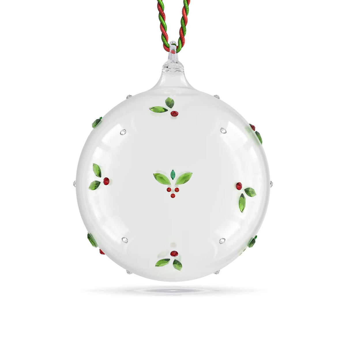 Swarovski Holiday Cheers Mistletoe Ball Ornament Multicolored