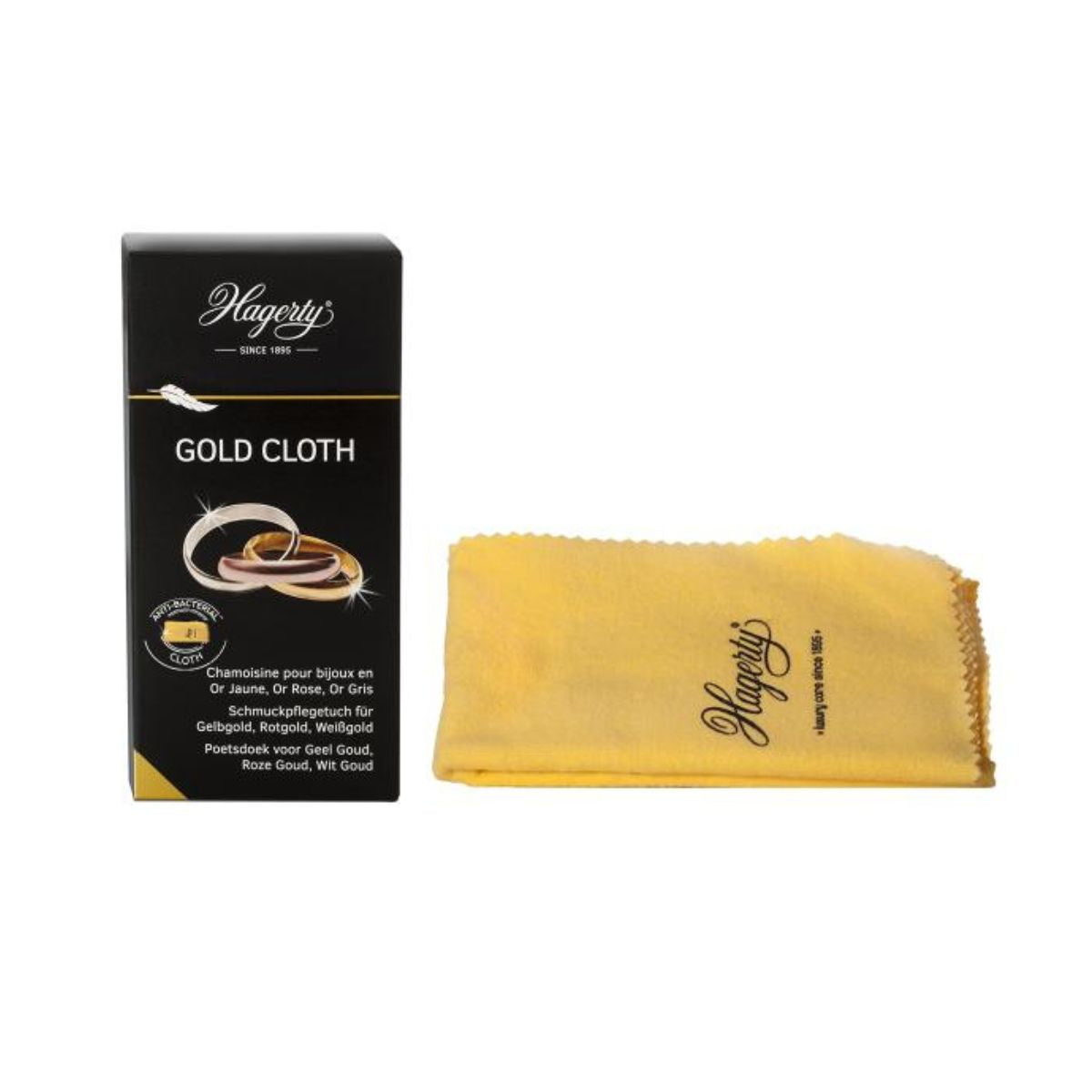 Hagerty Gold Cloth 30x36cm gold jewellery polishing cloth NZ