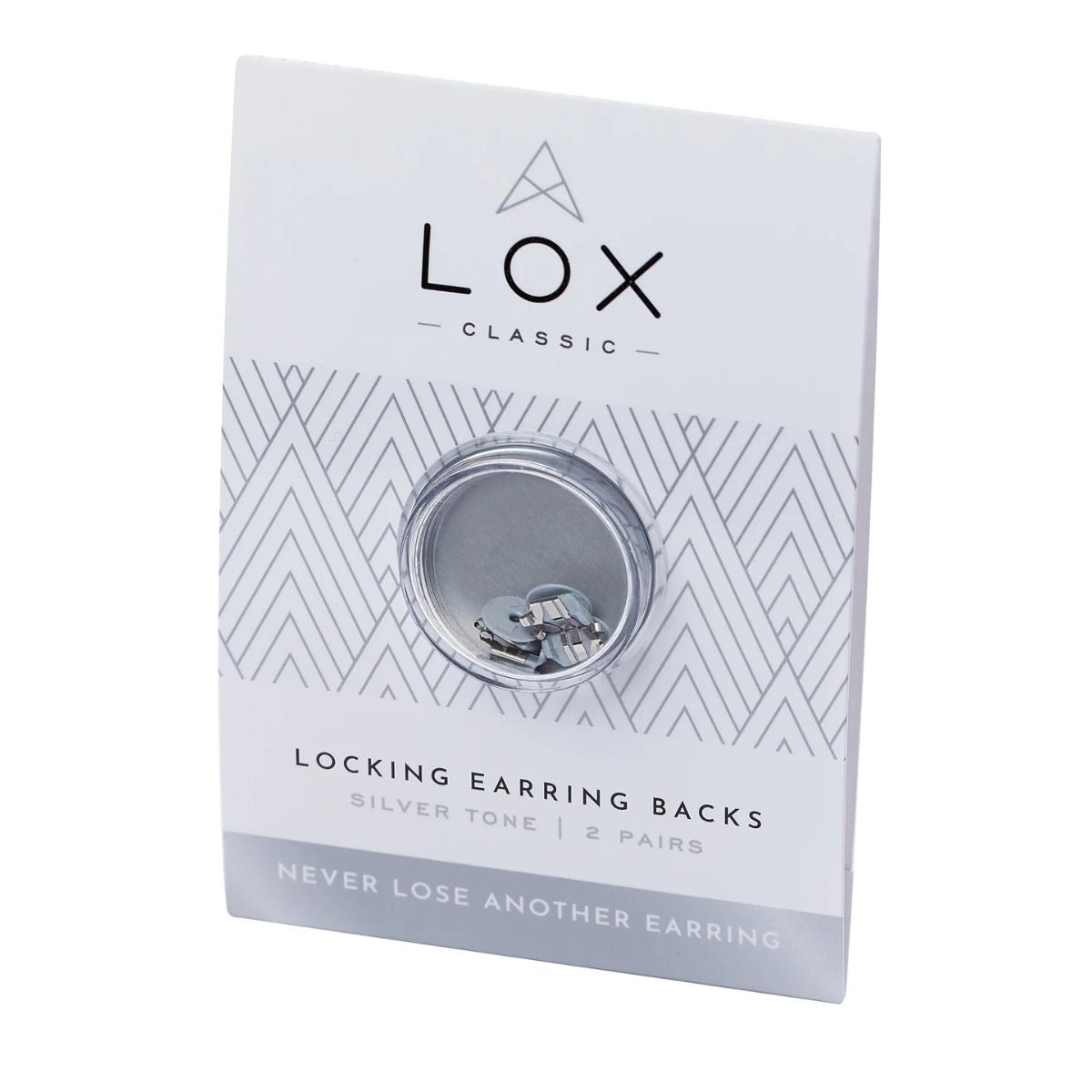 LOX Silver Tone Locking Earring Backs | Secure Butterfly Fittings | Wrights Jewellers NZ