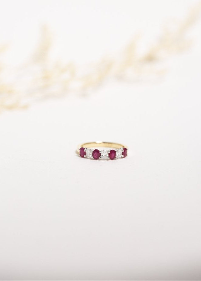 Bellara Ruby & Diamond Ring - Wrights Jewellers