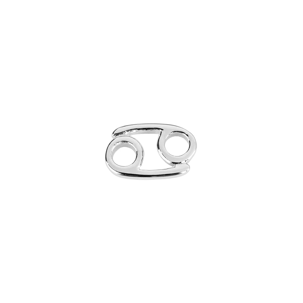 Silver cancer zodiac charm