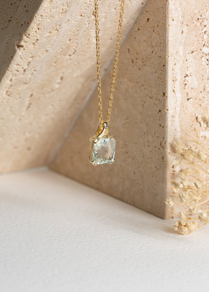 Gala Green Amethyst Pendant - Wrights Jewellers