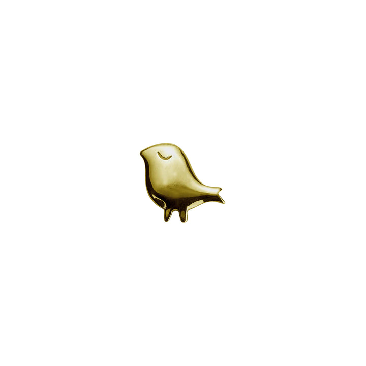 Gold bird charm