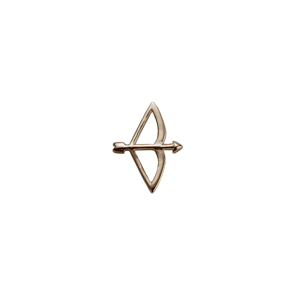 Rose Gold Bow & Arrow Charm - Beloved
