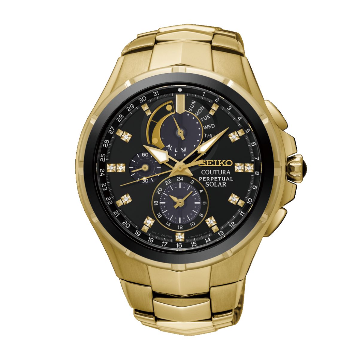 Seiko SSC572P Coutura Perpetual Calander Solar watch | Wrights Jewellers NZ