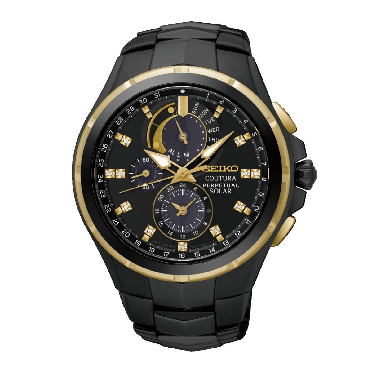 Seiko Coutura Perpetual Diamond Watch - Wrights Jewellers