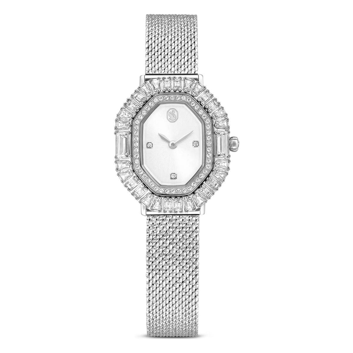 This innovative timepiece is a one-of-a-kind creation that combines signature design with mastery of light. Crafted with genuine savoir-faire, the watch is inspired by the Matrix jewellery family and features a 13 x 18 mm case in stainless steel. 