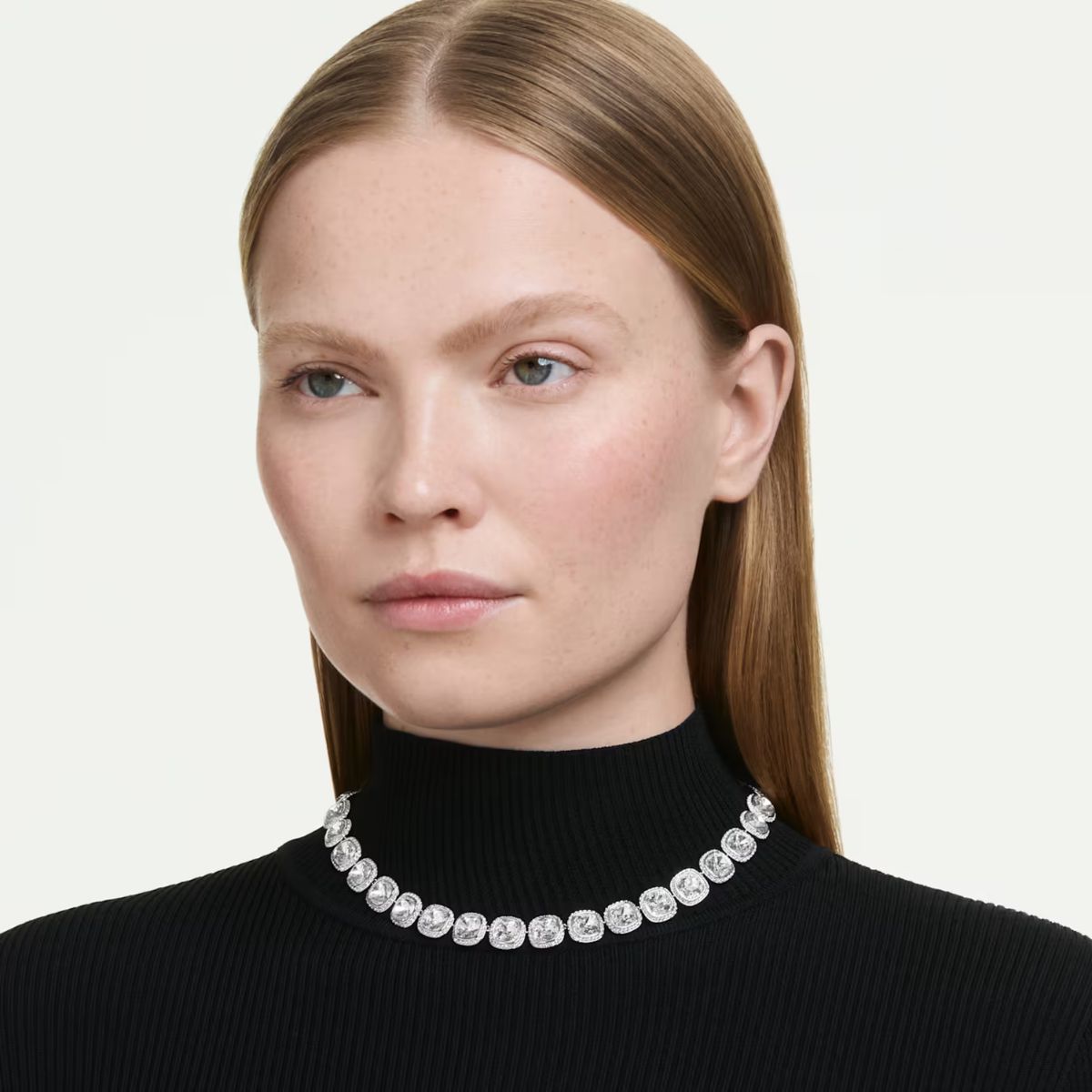 Swarovski Una Necklace White
